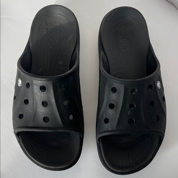 CROCS Other - CROCS Black‎ Slide Sandals